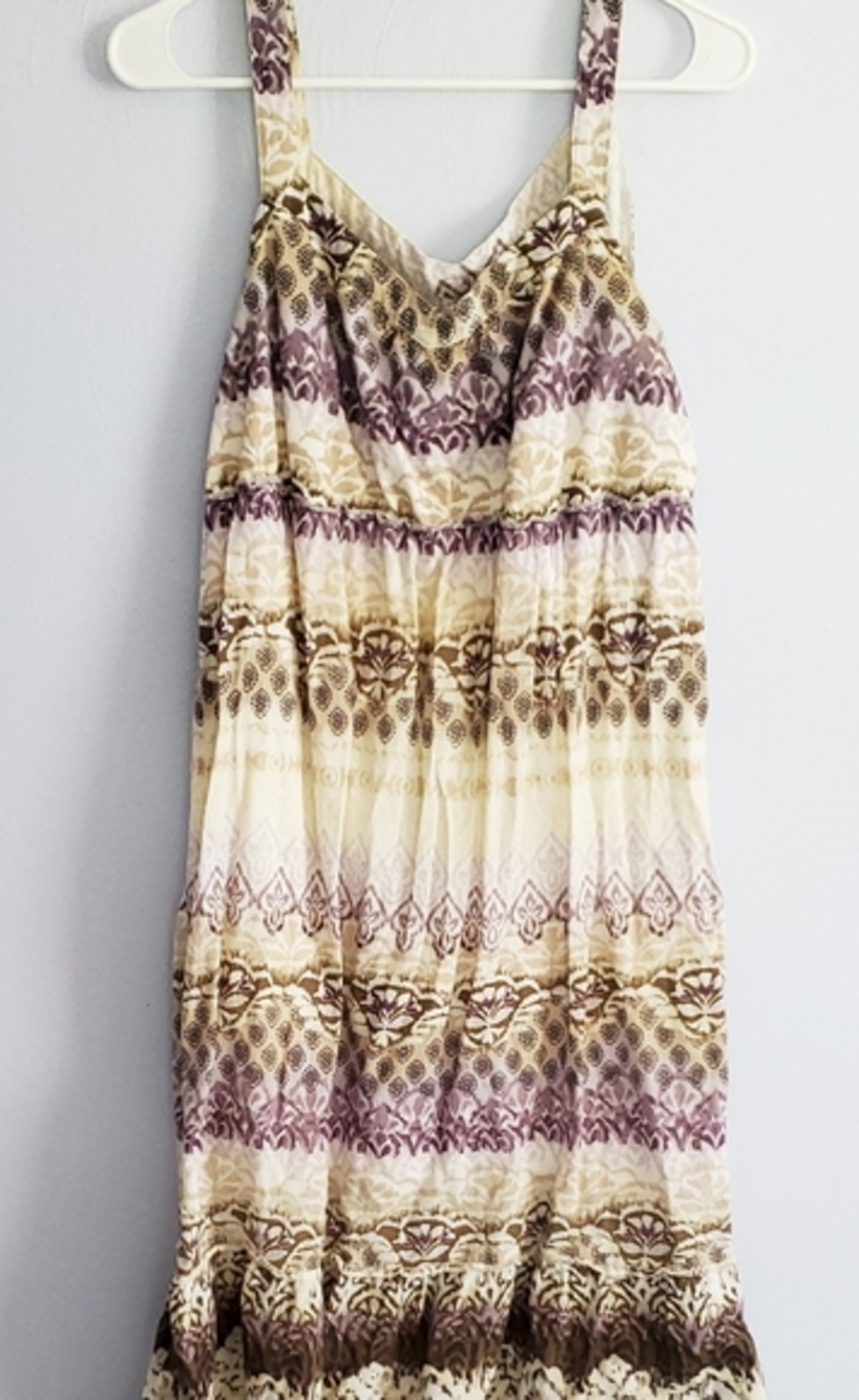 Sonoma Tank Cottagecore Floral Midi Dress Size L